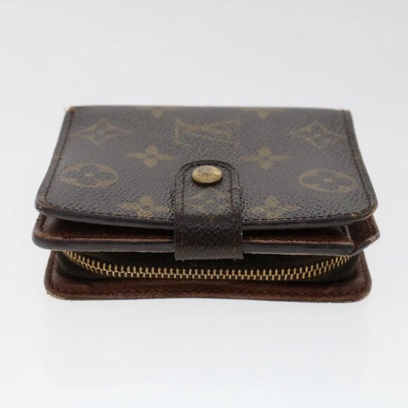LOUIS VUITTON Monogram Compact Zip Wallet M61667 LV Auth 48893 - Picture 5 of 14